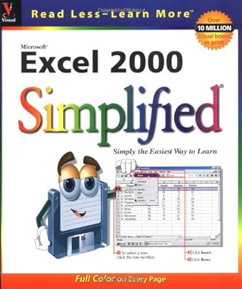 microsoft excel 2000 simplified 1st edition ruth maran ,kelleigh wing 0764560530, 978-0764560538