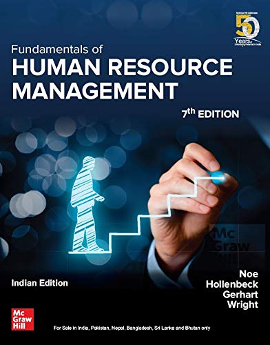 fundamental of human resource management 7th edition 7th edition noe, et all 9353166772, 9789353166779