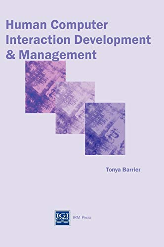 human computer interaction development and management 1st edition tonya  barrier 1931777136, 9781931777131