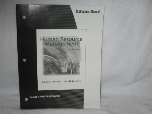 im human resource mgmt 11th edition jackson 0324289634, 9780324289633