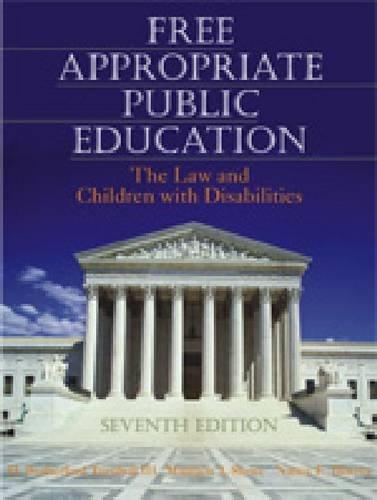 free appropriate public education the law and children with disabilities 7th edition h. rutherford turnbull,