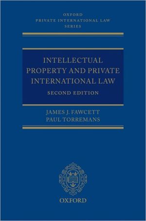 intellectual property and private international law 2nd edition james j fawcett , paul torremans 019955658x,