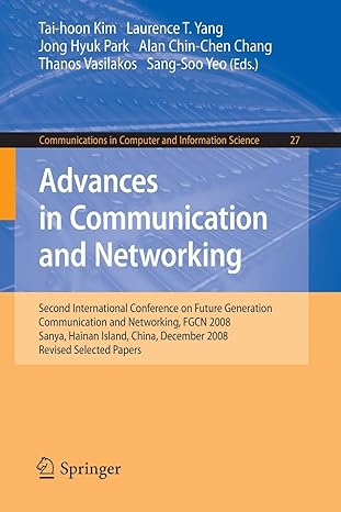 communications in computer and information science advances in communication and networking second