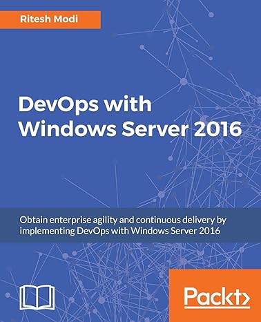 devops with windows server 2016 1st edition ritesh modi 1786468557, 978-1786468550
