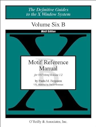 motif reference manual 1st edition paula m gerguson 1565920384, 978-1565920385