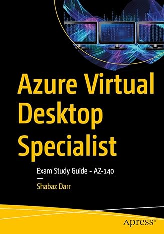 azure virtual desktop specialist exam study guide az 140 1st edition shabaz darr 1484279867, 978-1484279861