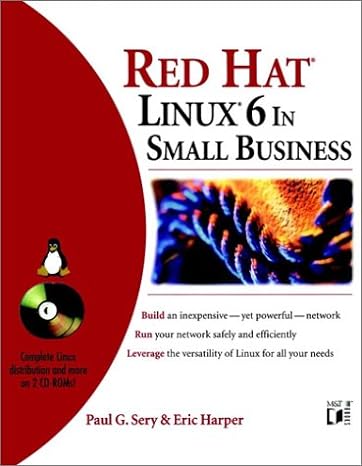 red hat linux 6 in small business 1st edition paul g sery ,eric harper 0764533355, 978-0764533358
