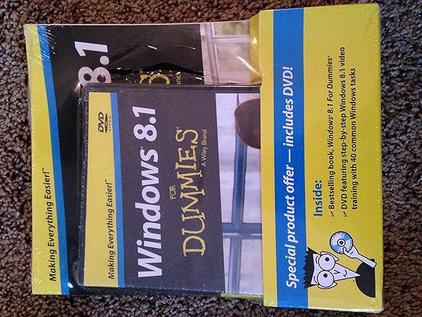 windows 8 1 for dummies book + dvd bundle 1st edition andy rathbone 1118821076, 978-1118821077