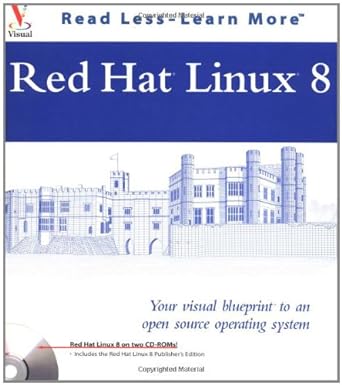 red hat linux 8 your visual blueprint to an open source operating system 1st edition paul whitehead