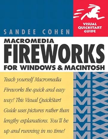 macromedia fireworks mx for windows and macintosh 0002nd- edition sandee cohen 0201794799, 978-0201794793