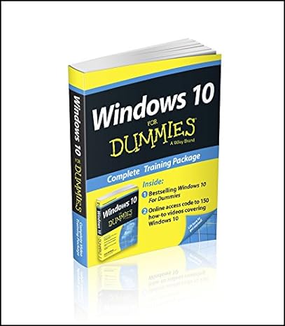 windows 10 for dummies book + online videos bundle 1st edition andy rathbone 1119049326, 978-1119049326