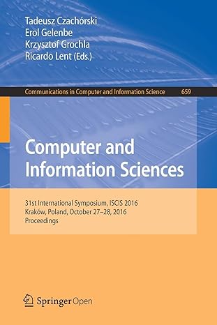 computer and information sciences 31st international symposium iscis 2016 krak w poland october 27 28 2016