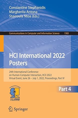 hci international 2022 posters 24th international conference on human computer interaction hcii 2022 virtual