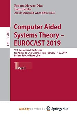 computer aided systems theory eurocast 2019 17th international conference las palmas de gran canaria spain