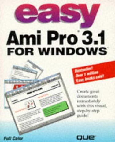 easy ami pro 3 1 for windows 1st edition trudi reisner 1565299965, 978-1565299962