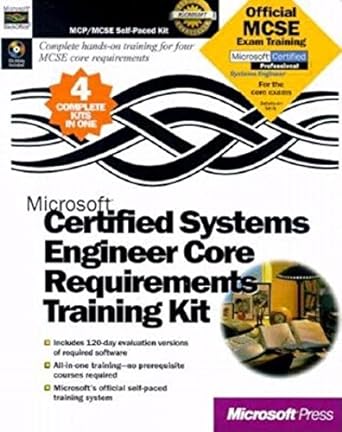 microsoft certified system engineer core requirements training kit 1st edition microsoft press ,microsoft
