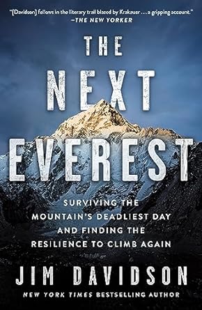 the next everest surviving the mountains deadliest day and finding the resilience to climb again 1st edition