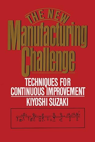 new manufacturing challenge techniques for continuous improvement 1st edition kiyoshi suzaki 1451697554,