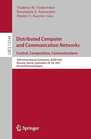 distributed computer and communication networks control computation communications 24th international