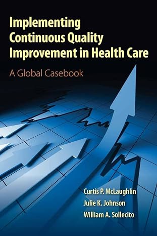 implementing continuous quality improvement in health care a global casebook 1st edition curtis p. mclaughlin