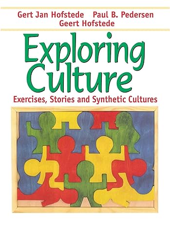 exploring culture exercises stories and synthetic cultures 1st edition gert jan hofstede ,paul b pedersen