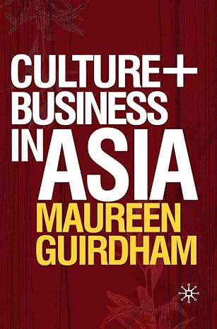 culture and business in asia 2009th edition maureen guirdham 0230518087, 978-0230518087