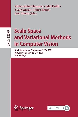 scale space and variational methods in computer vision 8th international conference ssvm 2021 virtual event