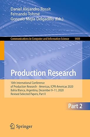 production research 10th international conference of production research americas icpr americas 2020 bahia
