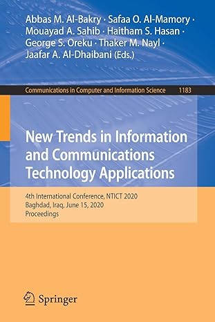 new trends in information and communications technology applications 4th international conference ntict 2020