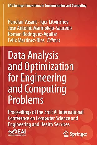 data analysis and optimization for engineering and computing problems proceedings of the 3rd eai