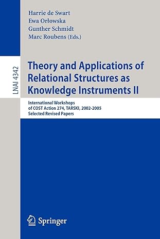 theory and applications of relational structures as knowledge instruments ii international workshops of cost