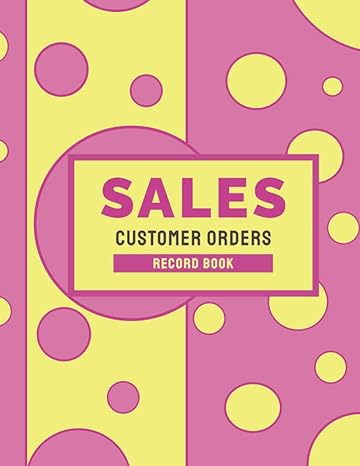 customer order record book sales tracking log for home based small businesses 1st edition johnsons journals
