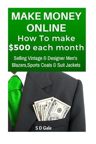 make money online how to make $500 each month selling vintage and designer men s blazers sports coats and