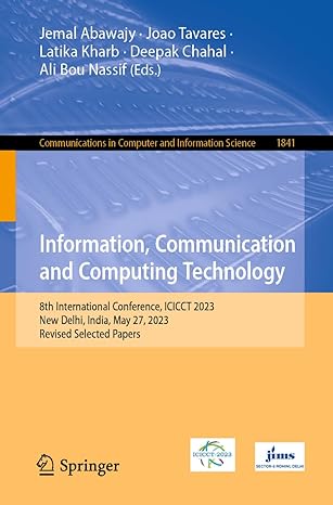 information communication and computing technology 8th international conference icicct 2023 new delhi india