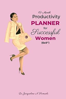12 Month Productivity Planner For Successful Women B/w Interior
