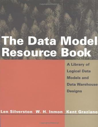 the data model resource book a library of logical data models and data warehouse designs 1st edition len