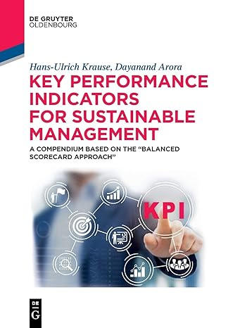 key performance indicators for sustainable management a compendium based on the balanced scorecard approach