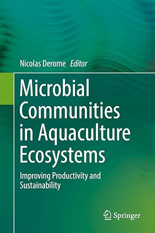 microbial communities in aquaculture ecosystems improving productivity and sustainability 1st edition nicolas