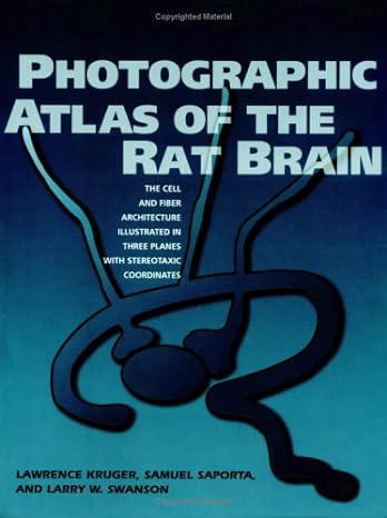 photographic atlas of the rat brain the cell and fiber architecture illustrated in three planes with