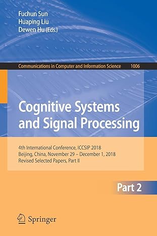 cognitive systems and signal processing 4th international conference iccsip 2018 beijing china november 29