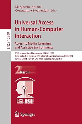 universal access in human computer interaction access to media learning and assistive environments 15th