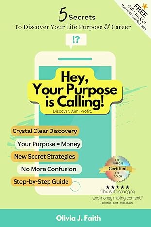 hey your purpose is calling discover aim profit fast action guidance your purpose money crystal clear
