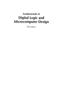 Fundamentals Of Digital Logic And Microcomputer Design