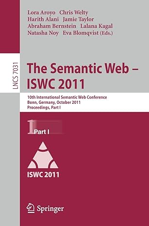 the semantic web iswc 2011 10th international semantic web conference bonn germany october 2011 proceedings