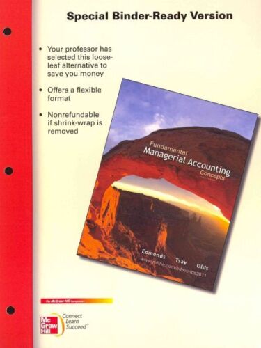 fundamental managerial accounting concepts paperback by edmonds thomas p 6th edition bor yi tsay, thomas
