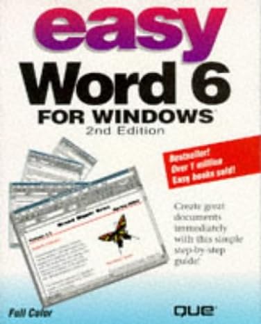 easy word 6 for windows 2nd edition trudi reisner 156529808x, 978-1565298088