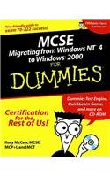 mcse migrating from windows nt 4 to windows 2000 for dummies 1st edition rory mccaw 0764508105, 978-0764508103