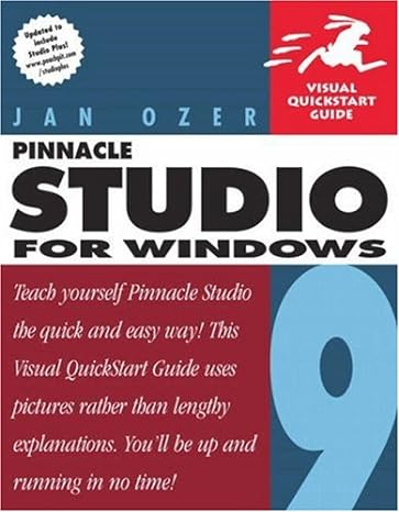 pinnacle studio 9 for windows 1st edition jan ozer 0321247493, 978-0321247490