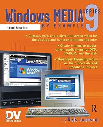 windows media 9 series by example 1st edition nels johnson 1578202043, 978-1578202041