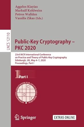 public key cryptography pkc 2020 23rd iacr international conference on practice and theory of public key